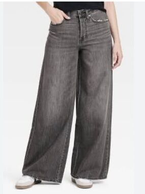 Universal Thread Super Wide Leg Mid Rise Pants. Sz 17.